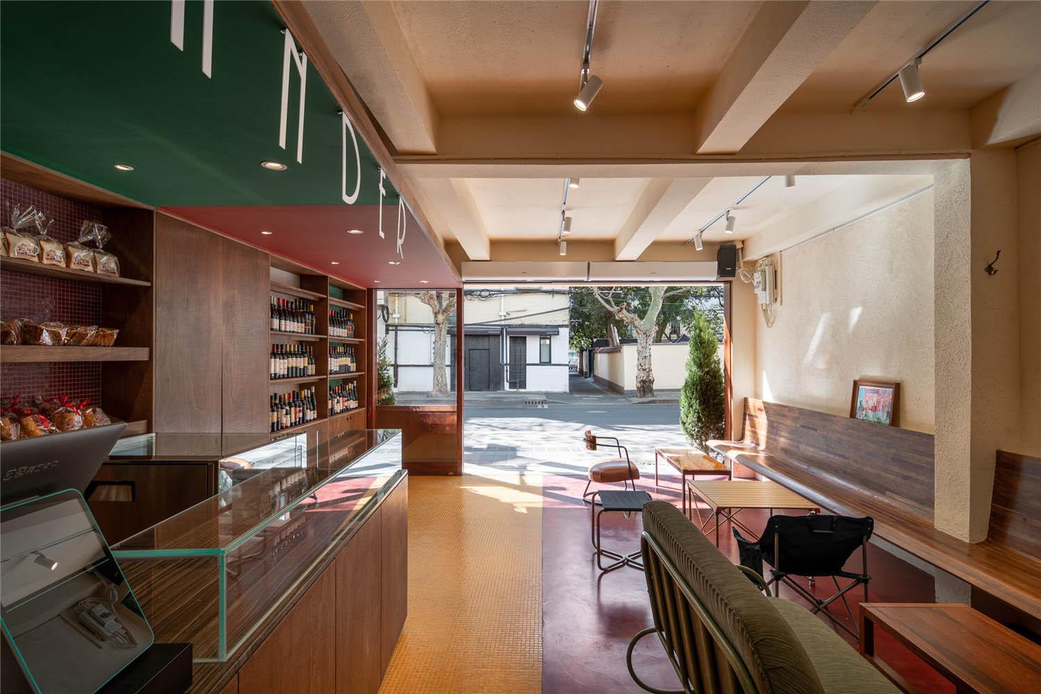 Shanghailander聚福咖啡五原路店 , 模糊了室内外边界